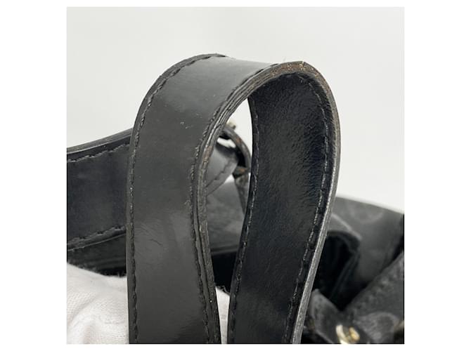 Zaino Louis Vuitton Monogram Eclipse Explorer Nero - vista 9
