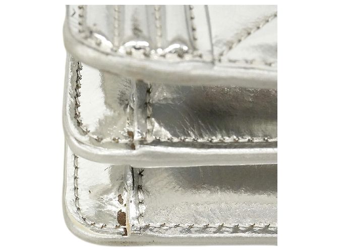 Borsa a Spalla Chanel Boy Chain Argento - vista 8