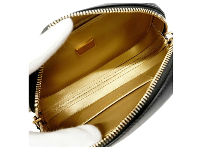Bolsa de ombro Chanel em pele de cordeiro preta Preto - vista 4