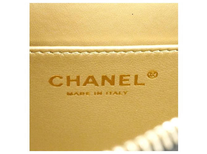 Bolsa de ombro Chanel em pele de cordeiro preta Preto - vista 5
