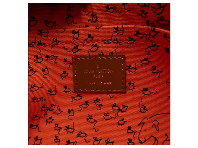 Neverfull Louis Vuitton Monogram Catogram Pochette Braun Monogramm - Ansicht 3