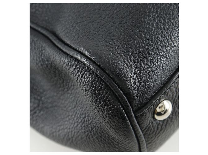 Borsa Salvatore Ferragamo Gancini in pelle Medium Nero - vista 7