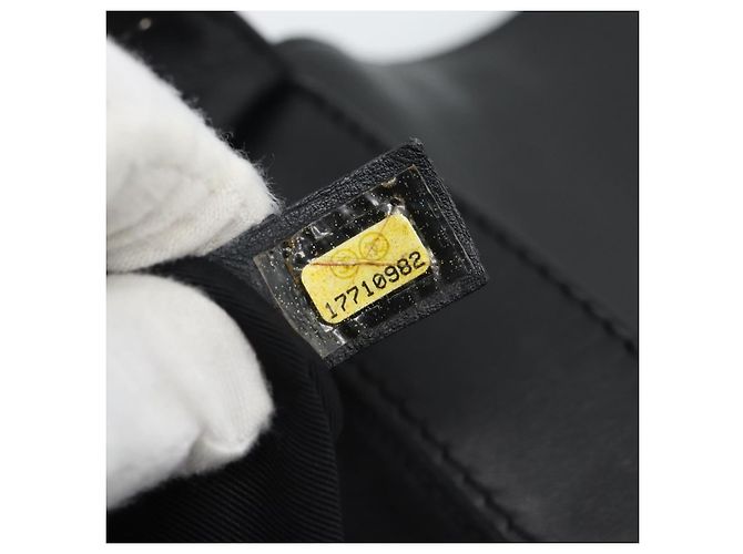 Chanel Boy Flap in pelle vernice Old medium (25) Nero - vista 7