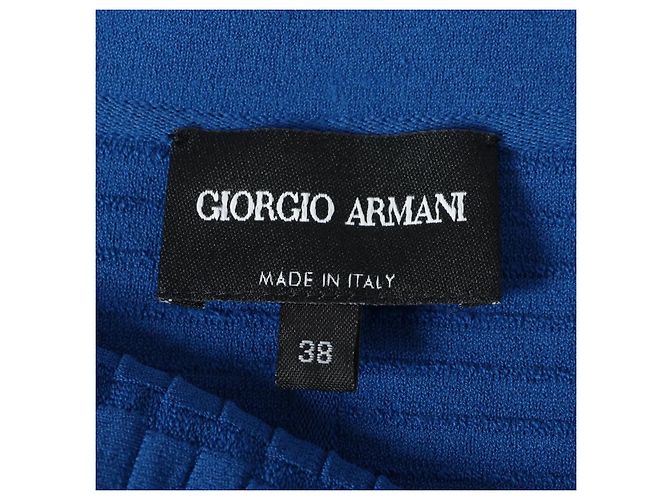 Blazer Giorgio Armani Polyester 38 Blau - Ansicht 6