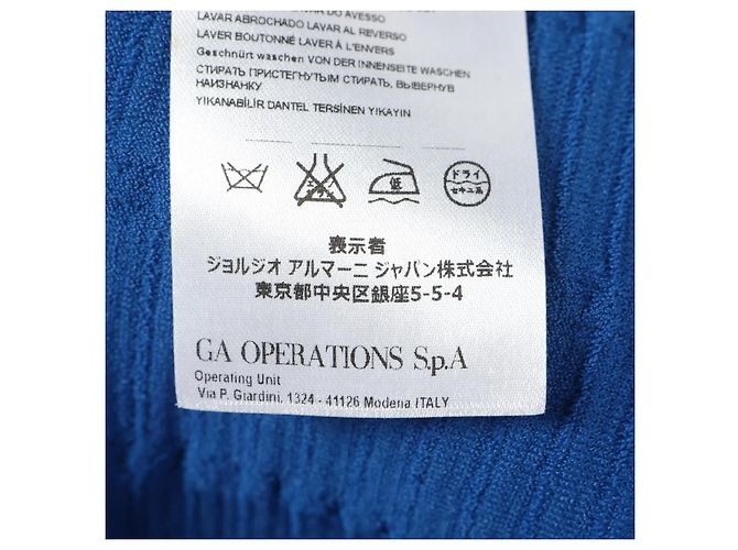 Blazer Giorgio Armani Polyester 38 Blau - Ansicht 7
