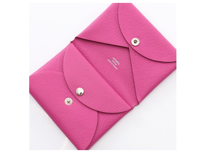 Hermès Monedero Hermes Calvi Duo Magnolia en Rosa - vista 3