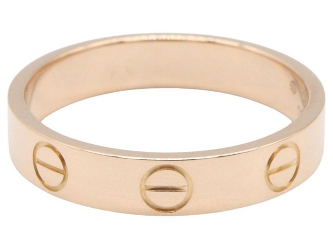 Anello Mini Love di Cartier in oro rosa 18K D'oro - vista 2
