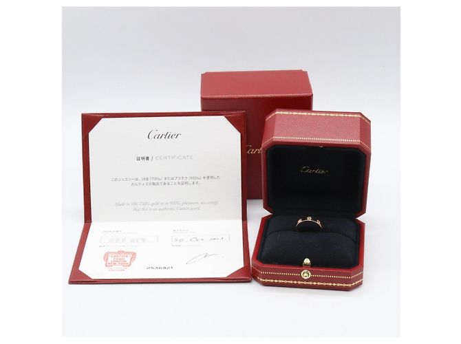Anello Mini Love di Cartier in oro rosa 18K D'oro - vista 6