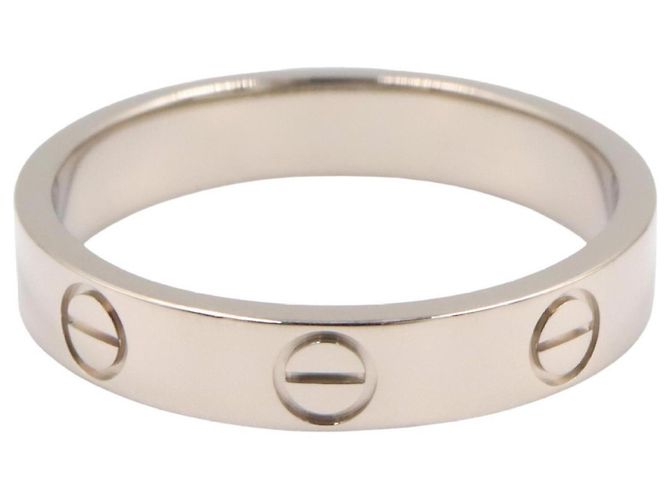 Cartier Mini Love Ring aus 18K Weißgold Silber - Ansicht 2