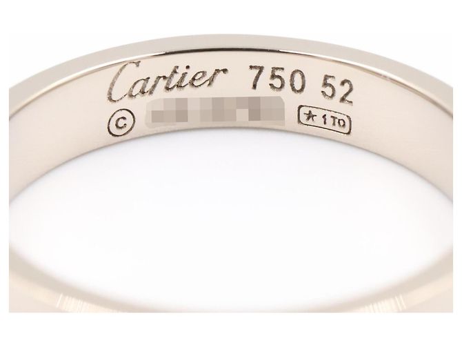 Cartier Mini Love Ring aus 18K Weißgold Silber - Ansicht 3