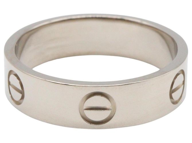 Cartier Love Ring aus 18K Weißgold Silber - Ansicht 2