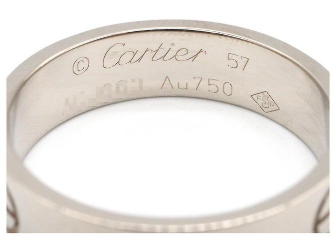 Cartier Love Ring aus 18K Weißgold Silber - Ansicht 3