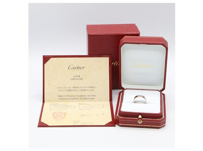 Cartier Love Ring aus 18K Weißgold Silber - Ansicht 6