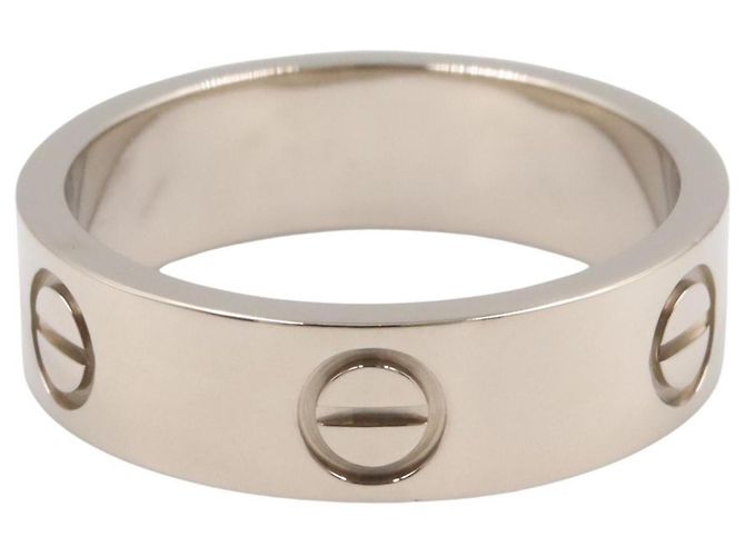 Cartier Love Ring aus 18K Weißgold Silber - Ansicht 2