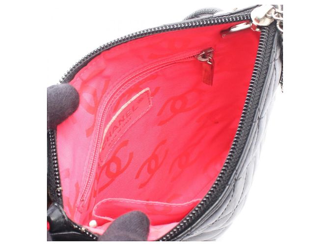 Borsa a Spalla Chanel Cambon Line Nero Bianco - vista 3