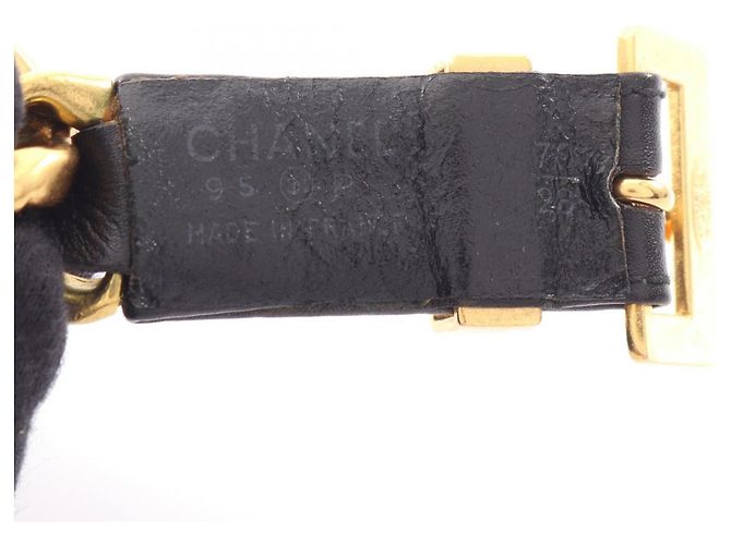 Timeless Chanel Gürtel mit Kette in Schwarz und Gold Golden - Ansicht 5