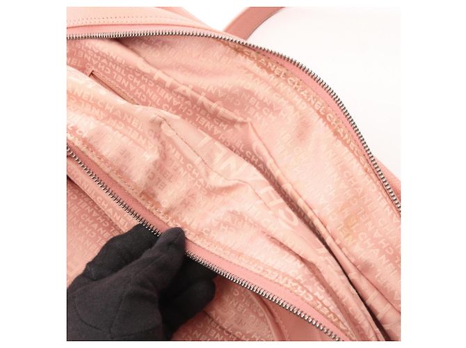 Borsa Tote Chanel Chocolate Bar Rosa - vista 11