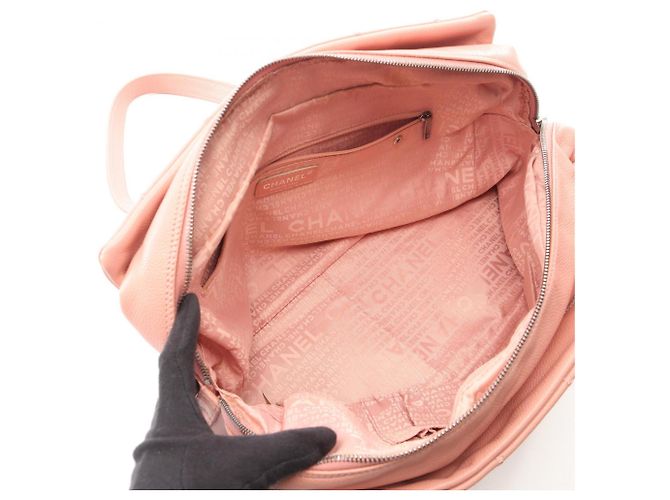 Borsa Tote Chanel Chocolate Bar Rosa - vista 3