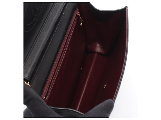 Borsa a tracolla Chanel Matelassé Single Flap Nero - vista 3