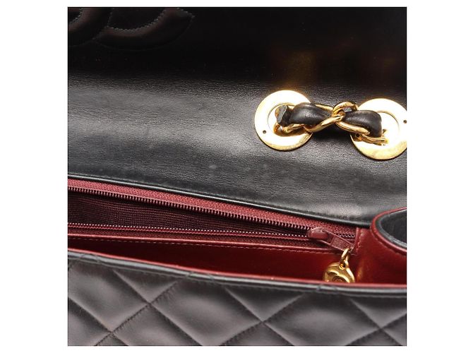 Borsa a tracolla Chanel Matelassé 34 Single Flap Nero - vista 10