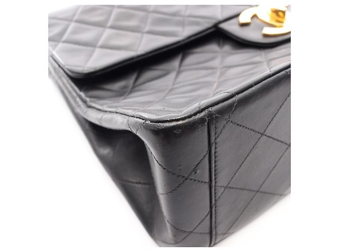 Borsa a tracolla Chanel Matelassé 34 Single Flap Nero - vista 14