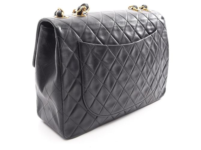Borsa a tracolla Chanel Matelassé 34 Single Flap Nero - vista 2