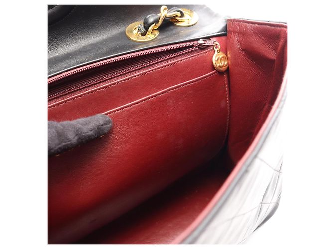 Borsa a tracolla Chanel Matelassé 34 Single Flap Nero - vista 7