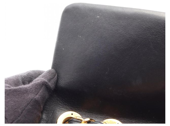 Borsa a tracolla Chanel Matelassé 34 Single Flap Nero - vista 9