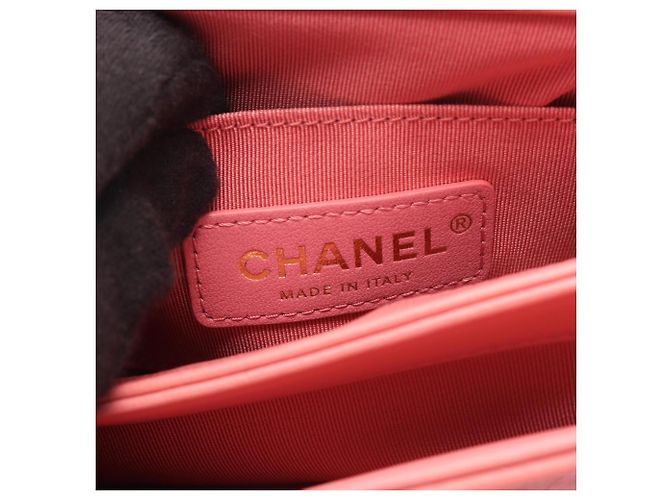 Borsa a mano e a tracolla 2-Way Chanel Chevron V-stitch Top Handle Rosa - vista 4