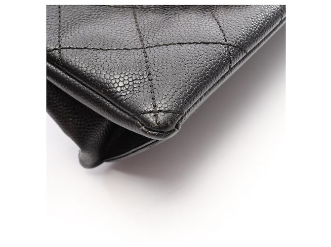 Borsa Tote Chanel Matelassé Marrone Nero - vista 10