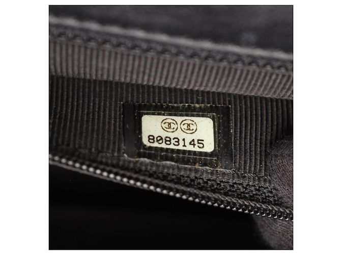 Borsa Tote Chanel Matelassé Marrone Nero - vista 5