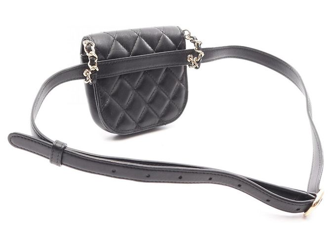 Mini Waist Bag Matelassé Chanel Nero - vista 2