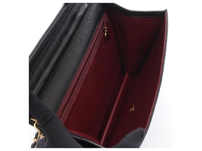 Borsa a tracolla Chanel Matelassé Single Flap Nero - vista 3