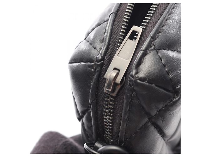 Camera Borsa a tracolla in pelle nera Balenciaga Nero - vista 5