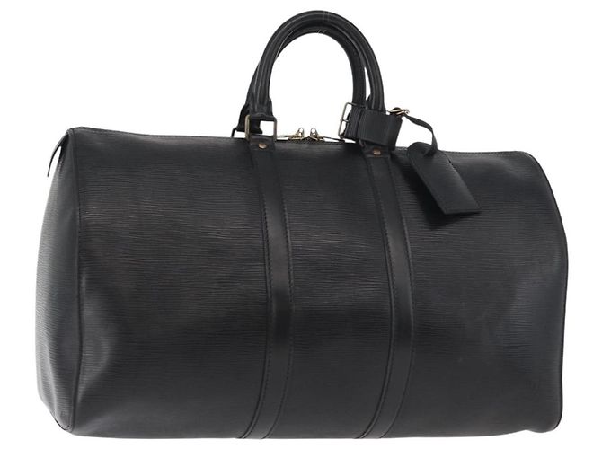 Louis Vuitton Keepall Epi Leather 45 Nero - vista 3