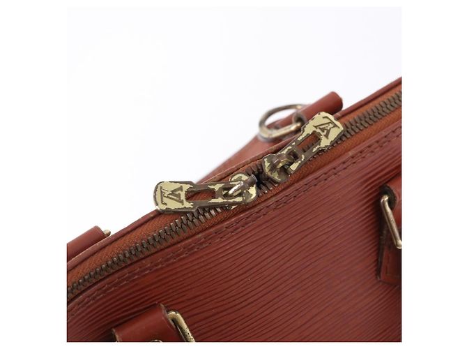 Borsa LOUIS VUITTON Epi Alma Kenya Brown M52143 LV Auth BA14085 - vista 10