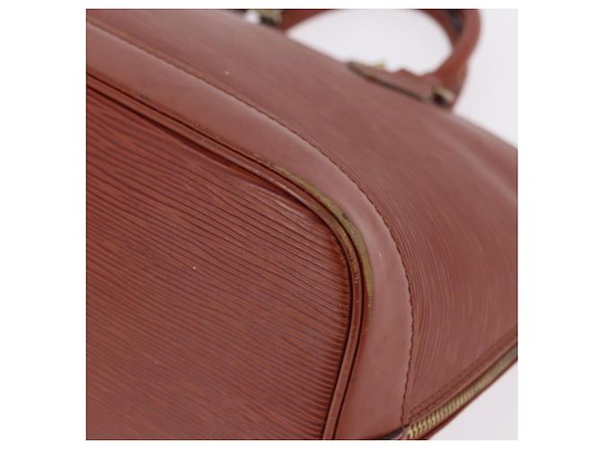 Borsa LOUIS VUITTON Epi Alma Kenya Brown M52143 LV Auth BA14085 - vista 17