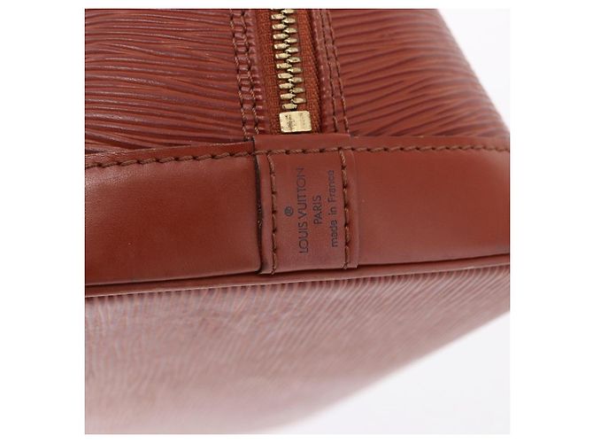 Borsa LOUIS VUITTON Epi Alma Kenya Brown M52143 LV Auth BA14085 - vista 18