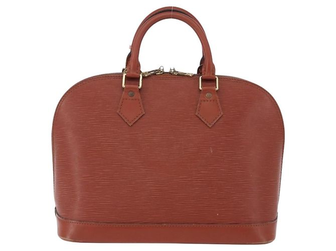 Borsa LOUIS VUITTON Epi Alma Kenya Brown M52143 LV Auth BA14085 - vista 2
