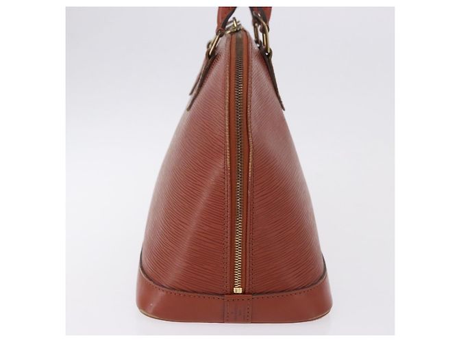 Borsa LOUIS VUITTON Epi Alma Kenya Brown M52143 LV Auth BA14085 - vista 5