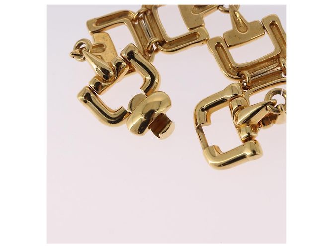 Bracciale GUCCI Horsebit in metallo Oro Auth 191123M D'oro - vista 6