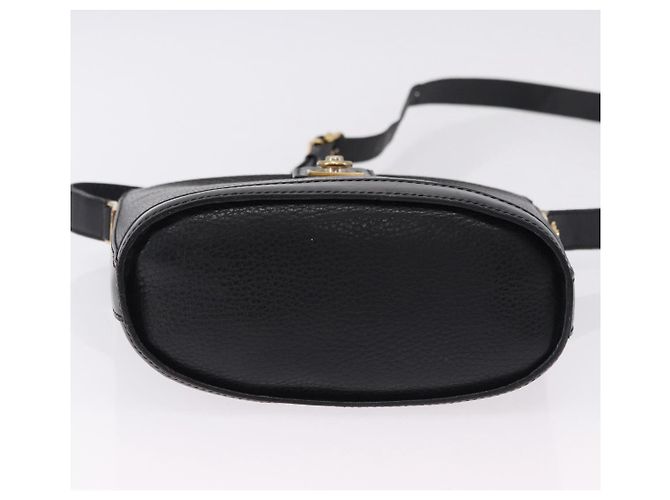 16 Céline CELINE Schultertasche aus Leder Schwarz Gold Auth 193528 Golden - Ansicht 5
