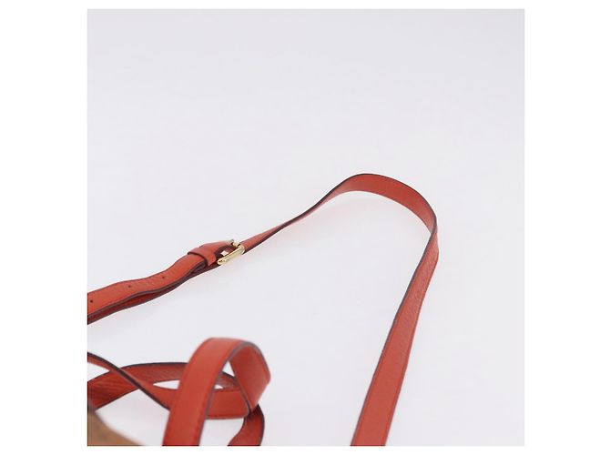 Bolsa Tote MCM Vicetos em PVC e couro marrom com detalhes dourados 2way Auth ki6729A - vista 14