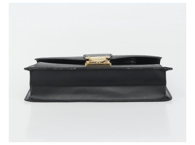 LOUIS VUITTON Epi Serie Dragonne Clutch Bag Black Noir M52612 LV Auth ep15521 Nero - vista 6