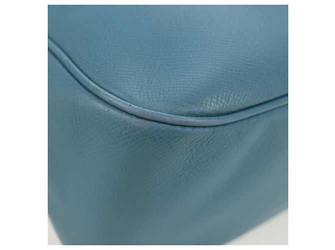Hermès HERMES Trim 38 Borsa a tracolla in pelle azzurro chiaro argento Auth 191823M Blu chiaro - vista 16