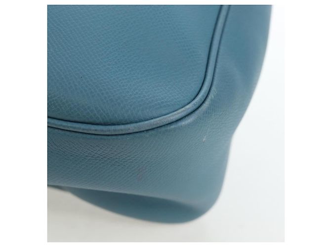Hermès HERMES Trim 38 Borsa a tracolla in pelle azzurro chiaro argento Auth 191823M Blu chiaro - vista 17