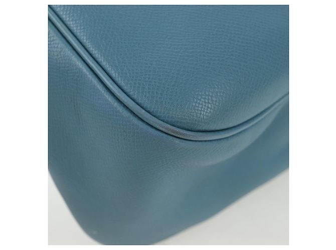 Hermès HERMES Trim 38 Borsa a tracolla in pelle azzurro chiaro argento Auth 191823M Blu chiaro - vista 18