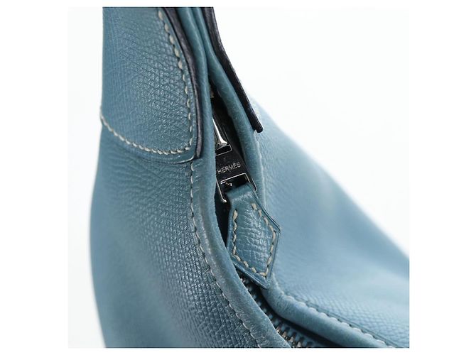 Hermès HERMES Trim 38 Borsa a tracolla in pelle azzurro chiaro argento Auth 191823M Blu chiaro - vista 22