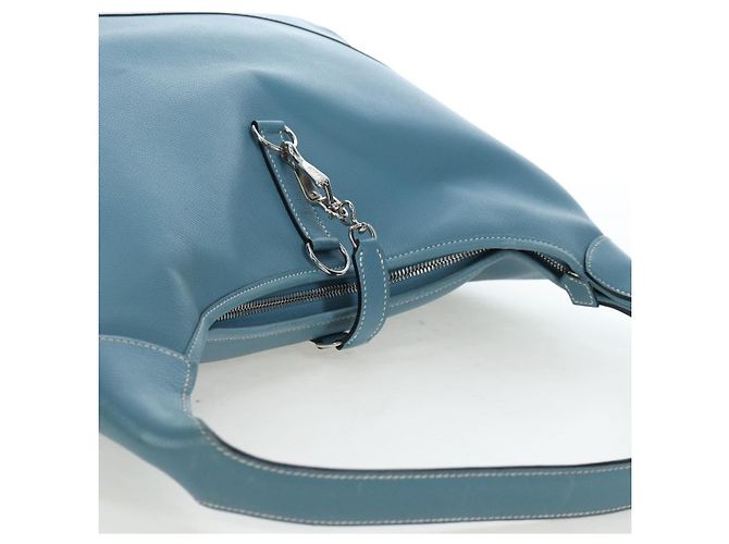 Hermès HERMES Trim 38 Borsa a tracolla in pelle azzurro chiaro argento Auth 191823M Blu chiaro - vista 6