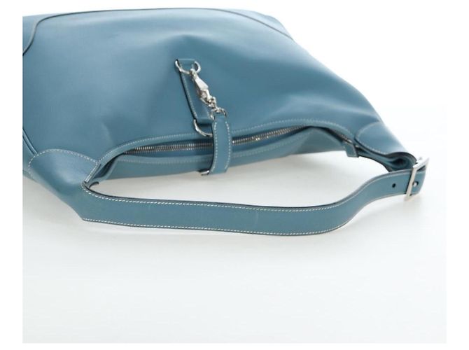 Hermès HERMES Trim 38 Borsa a tracolla in pelle azzurro chiaro argento Auth 191823M Blu chiaro - vista 7
